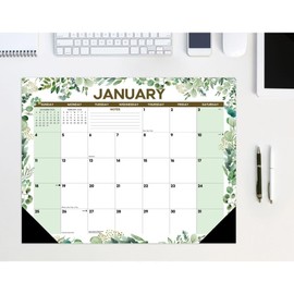 Eucalyptus 2026 22" x 17" Large Monthly Deskpad