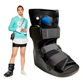SEVEN MINE Bota Walker Corta (28cm) Neumática Válvula Bw-7703 | Ferula