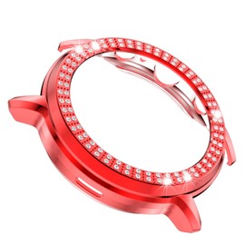 VILLFUL 5 Watch Case Cover Double Row Rhinestone Protective Shell Compatible Tw4024 Ftw4025 Ftw4026