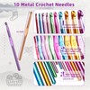 Aeelike Knitting Needles and Crochet Hook Set, Crochet and Knitting