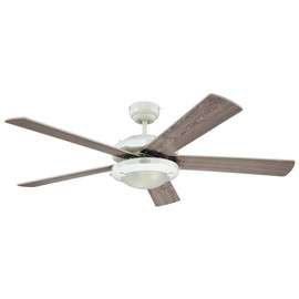 Westinghouse 7233600 Comet Indoor Ceiling Fan with Light, White | Westinghouse
