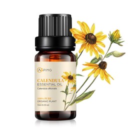AOPING Calendula Essential Oil - 100% Pure Organic Natural Plant Oil for Diffuser, Aroma, Spa, Massage, Yoga, Perfume, 0.33oz