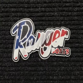 Ranger American Flag Carpet Graphic Decal Sticker for Fishing Bass Boats 700-105 - 16"