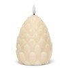 Abbott Collection Pinecone Flameless Wax Candle with LED Wick and
