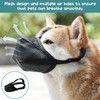 Breathable Mesh Muzzle, XS Muzzle for Pets, Soft Nylon Muzzle,