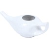 WHOLELIFEOBJECTS Leak Proof Durable Porcelain Ceramic Neti Pot Hold 300