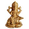 GURU JEE Brass Idol for Puja Room Decoration Lord Ganesha