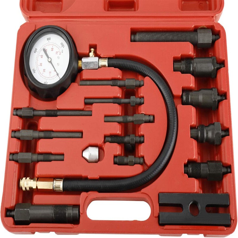 Autoparts-Accs Diesel Engine Compression Gauge Tester Cylinder Pressure Test Injector