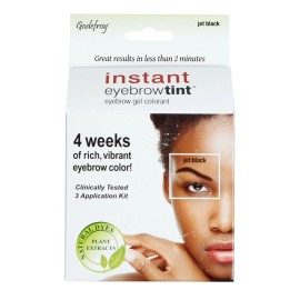 Godefroy Instant Eyebrow Tint Botanicals 3 Applications - Jet Black