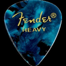 Fender Ocean Turquoise Heavy Picks,  12-pack