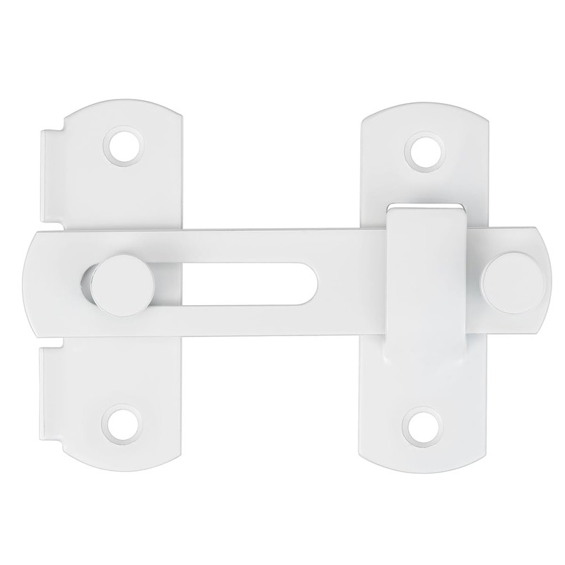 Wocoe 5 Packs White Stainless Steel Barn Latches | 3.93"