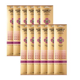 Gonesh Incense Extra Rich- Black Cherry (20 Sticks in 1 Pack) (Pack of 3)