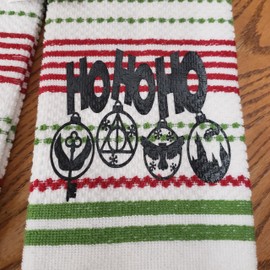 H Potte* Christmas Kitchen/Bathroom Towel Set Potter Gift