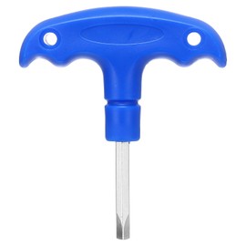 sourcing map Golf Spike Wrench Tool 4.3mm Golf Torque Wrench Stainless Steel Golf Head Adjustment Tool Golf Driver Torque Tool with Triangle Tip for Golf Drivers and Head Weight, Blue