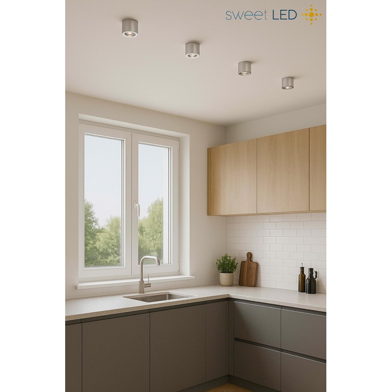 Sweet-LED Surface Light Round Square Includes GU10 5W 450 Lumen