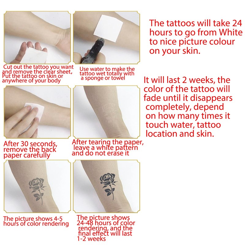 Nirbffo Temporary Tattoo Line Geometry Robot Mechanic Arm Tattoo Circuit
