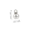 STOBOK 100pcs Imitation Charms for Jewelry Making Decorative Pendants for