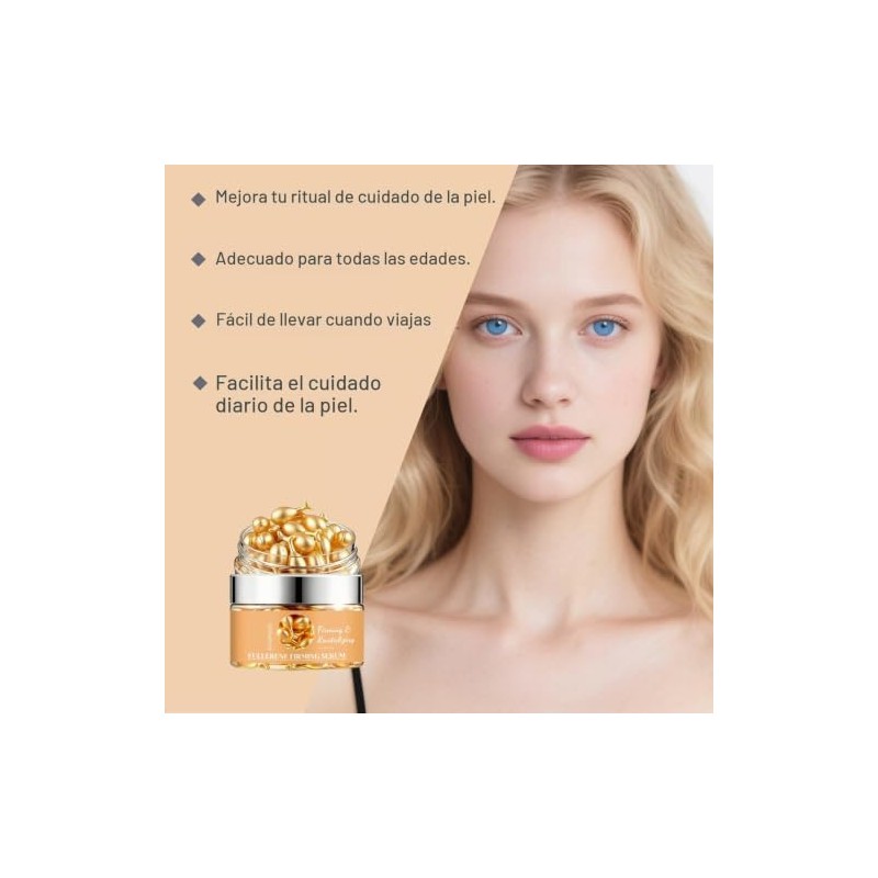 Cápsulas de Sérum Facial Rejuvenecedor, 30 Uds
