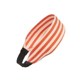 TASHA RED AND WHITE Stripe Head Wrap 139771
