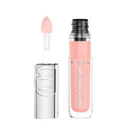 L'Oreal Paris, Plump Ambition, Lip Oil Para Labios Glossy, Brillo Labial Voluminizador Con Ácido Hialurónico, Tono Milky Un, 5Ml.