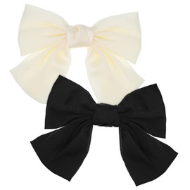 Baluue 2pcs Cute Bow Hairpin for Girls Hair Clips Bows for Women Stylish Hair Accessories Multifunctional