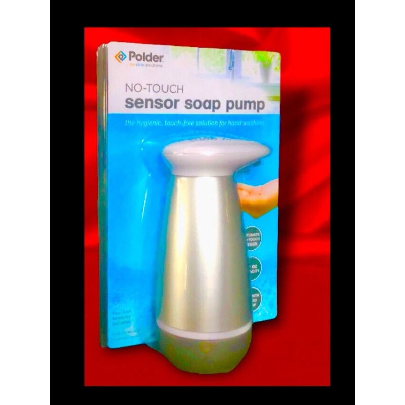 Polder 2 PACK No-Touch Sensor Soap Pump Dispenser:Auto