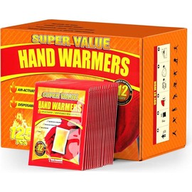 Disposable Hand Warmers 90/125/240 Pcs, 12H Warmth, Portable Heater for Hands & Feet, Ideal for Winter, Camping, Fishing, Gift for Men, Women, Moms - Color: 90 pack