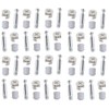 Merriway BH06262 (60-Piece) Flat Pack Furniture Cabinet Fixing Kit -