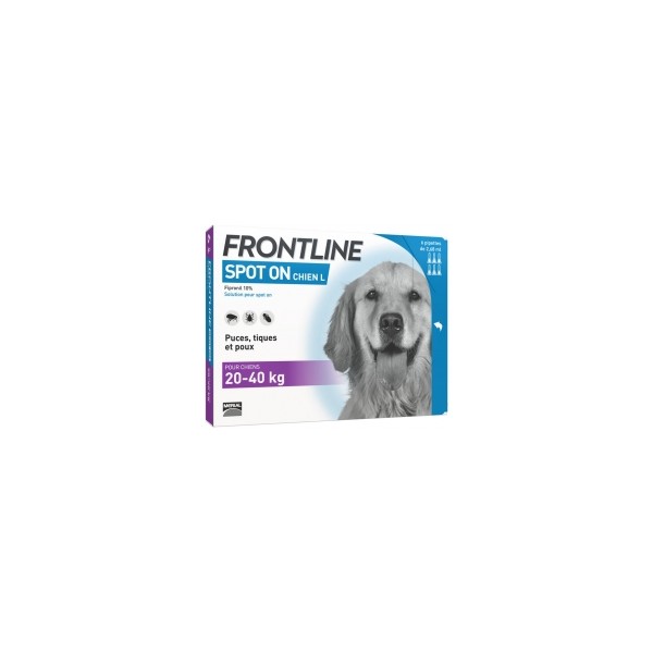 Frontline Spot-On Dog Size L (20-40kg) 6 Pipettes