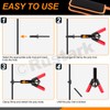 Rustark 47Pcs Upgraded Poly Rivet Gun Automotive Kit with 40Pcs