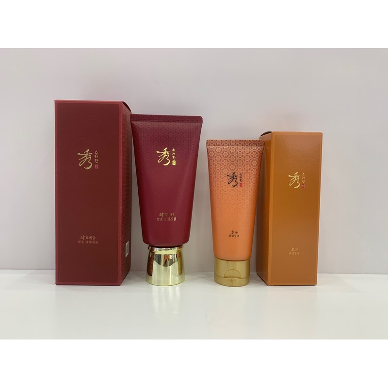Sooryehan Hyobidam Fermented Cleansing Foam 160ml + Bone Cleansing Foam