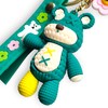 RATASK Cute Bear Keyring bagcharm pendant (Green)