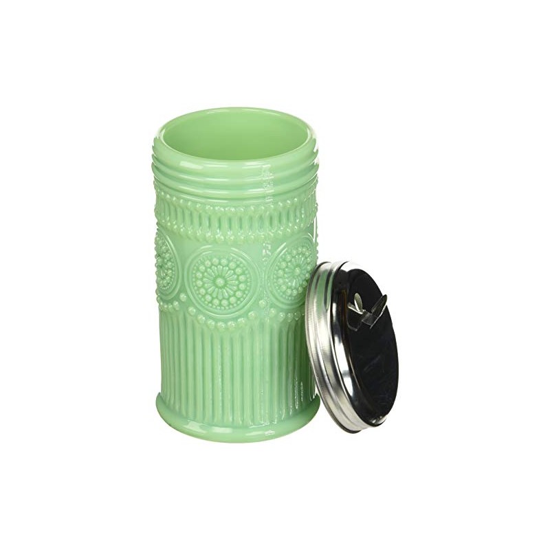 Tablecraft Sugar Shaker with Stainless Steel Top, 3.0625" x 5.75",