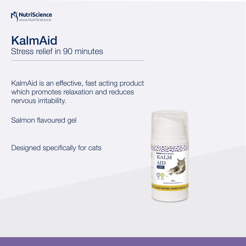 Swedencare UK KalmAid Cat Gel 50 ml for Cats Calming