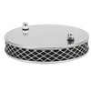 14x3cm High Flow Air Filter Chrome Metal Replacement for SU