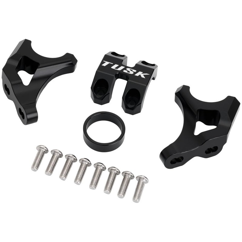 TUSK E-Bike Handlebar Riser Mount Black