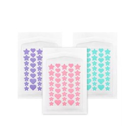 ColoredPatch Acne Treatment Hydrocolloid Green, Purple, Pink, Pimple Patch (120 Patches 3 Sheets per Box) – Magic Acne Patch for Pimple, Blemish Healing, Skin Protection & Hypoallergenic