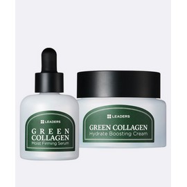 Leaders Cosmetic Leaders Green Collagen Moist Firming Serum 30ml + Green Collagen Hydrate Boosting Cream 50ml