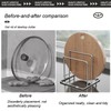 Cutting Board Holder Stainless Steel Wire Chopping Board Stand Cutting