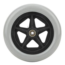 7 Inch Wheelchair Front Wheels, Replacement Castors for Wheelchair Wheels, Manual Wheelchair Front Wheels, Replacement Parts, Disabled Elderly People, Health Vehicles, Walk Chair, Walker, Non-Slip