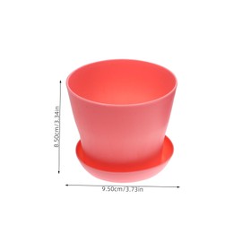 Kisangel 18sets Orchid Pots with Drainage and Trays Breathable Nursery for Indoor and Outdoor Use for Flowers and Vegetables