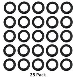 Plastic 4.25" Light Trim Goof Ring for 4" Inch Lighting Fixture Recessed Can (25, Black)