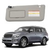 Dasbecan Gray Left Driver Side Sun Visor Compatible with Infiniti