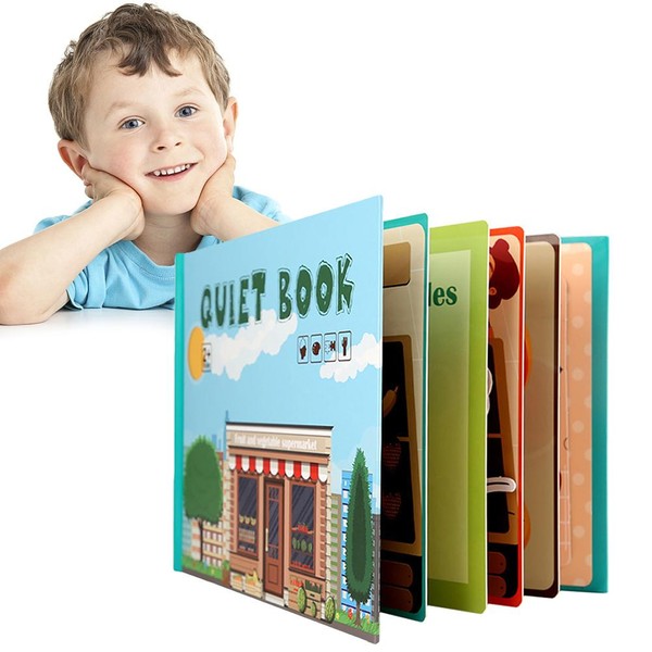 Busy Book for Kids Develop Learning Skills Children Quiet Book