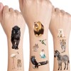 FindFunFine Wild Animal Temporary Tattoos 300+ Animal Stickers Set Realistic