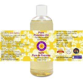 Deve Herbes Pure Psoralea Oil (Psoralea corylifolia) Cold Pressed 200ml (6.76 oz)