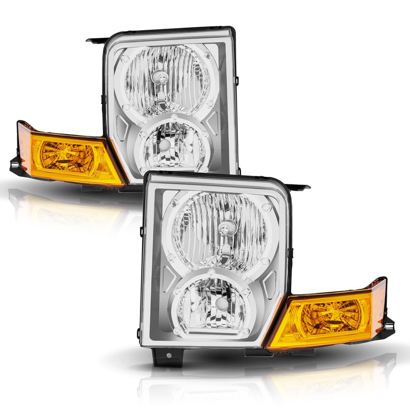 Headlights Assembly Compatible With 2006 2007 2008 2009 2010 Jeep
