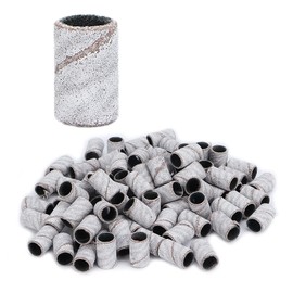 Banda de Lijado, 100 Bandas de Lijado para Decoración de Uñas Anillos de Lijado de Manicura Profesionales Herramientas de Salón de Uñas Lija de Amoladora Opcional Juego de Piezas Bandas(240#)