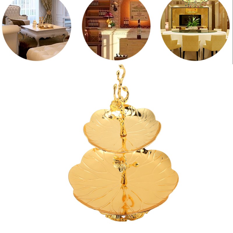 2 Layer Cupcake Stand European Style Gold Cupcake Stand Easy
