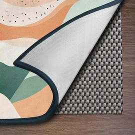 ACUNA Anti Slip Rug Gripper 400 Gsm (Pack of 2) | Multipurpose Rug Underlay Carpet Grippers For Hard Floor, Non Slip Mat For Rugs Carpet, Extra Thick & Strong Rug Gripper (Grey, 150 cm x 30 cm)